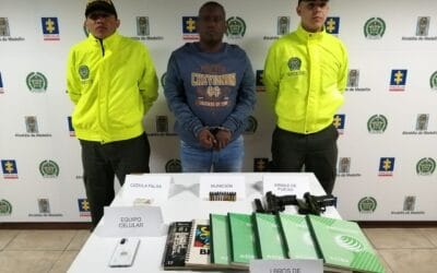 Investigación especializada llevó a la captura de dos enlaces del “Clan del Golfo” en Medellín