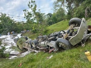 Accidente en Puerto Triunfo dejó cuatros personas muertas