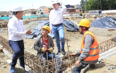 Por buen camino va las obras de la nueva plaza de mercado de La Ceja