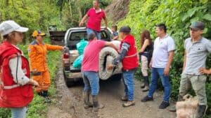 Mediante donaciones, administración municipal de Peque busca reducir impacto de ola invernal