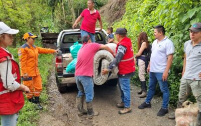 Mediante donaciones, administración municipal de Peque busca reducir impacto de ola invernal