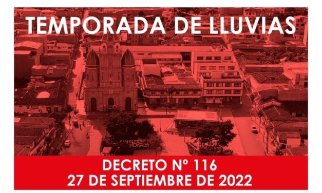 En San Pedro de los Milagros se declaró calamidad Pública por temporada de lluvias