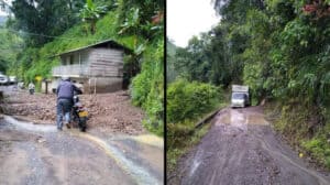 Fuertes lluvias en Peque dejan 30 familias damnificadas y cuantiosas pérdidas agrícolas