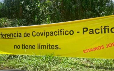 Protestas en el Suroeste antioqueño por la construcción de la vía Pacífico 1