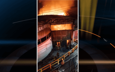 Incendio consumió bodega de almacenaje de telas en La Estrella