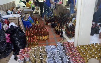 708 unidades de licor falsificado fueron aprehendidas en el municipio de Bello