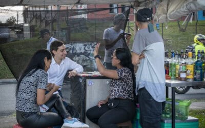 Juan Carlos Upegui recorrió este fin de semana tres comunas de Medellín y sigue sonando fuerte para la Alcaldía de Medellín