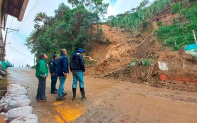 En Nariño veinte familias han resultado damnificadas tras fuertes deslizamientos