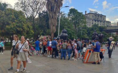 Más de 4.000 personas visitaron la Plaza Botero este domingo