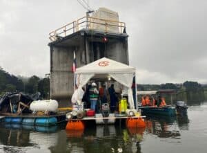 Terminaron los trabajos en el embalse La Fe, en El Retiro