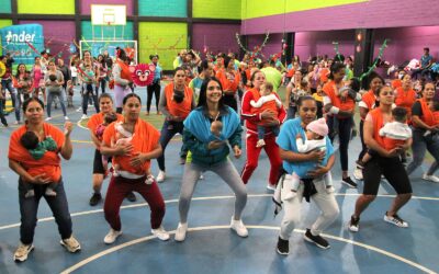 1.500 niños y niñas de 0 a 2 años, sus familias y madres gestantes participan de los Encuentros con Estimulación del INDER