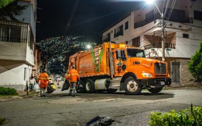 Con recolección nocturna en Guayabal avanza en un 70 % el renovado modelo de aseo en la ciudad