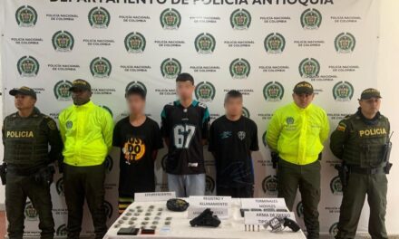 Capturados por usar menores para la comisión de delitos en Urrao