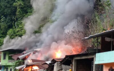 Una persona murió en incendio estructural en Puerto Valdivia