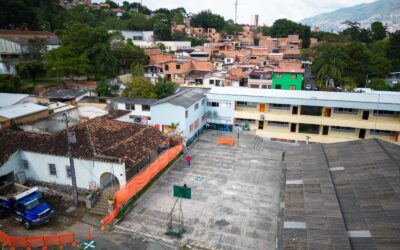 Con la renovación integral de la sede Conrado González Mejía, de Robledo, inician obras de mejoramiento en las I. E. de la comuna 7