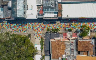 Arte y color en el parque Lleras consolidarán el turismo, la seguridad y la recuperación del espacio público