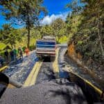 Avanza con éxito la pavimentación del tramo final de la vía entre Granada y San Carlos