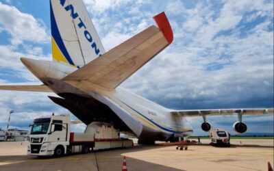 El avión más grande del mundo aterrizó en Rionegro