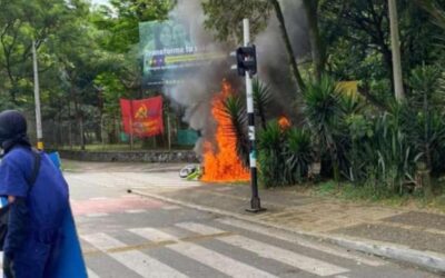 Jornada de protestas en Medellín dejaron balance negativo: 2 policías resultaron heridos