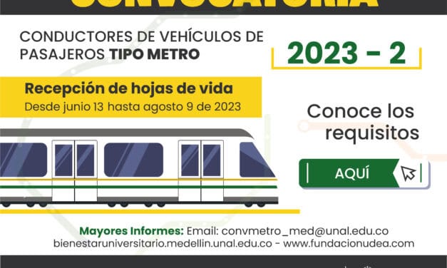 ¡Únete a la Ruta de Oportunidades! Convocatoria Conductores de Metro 2023-02