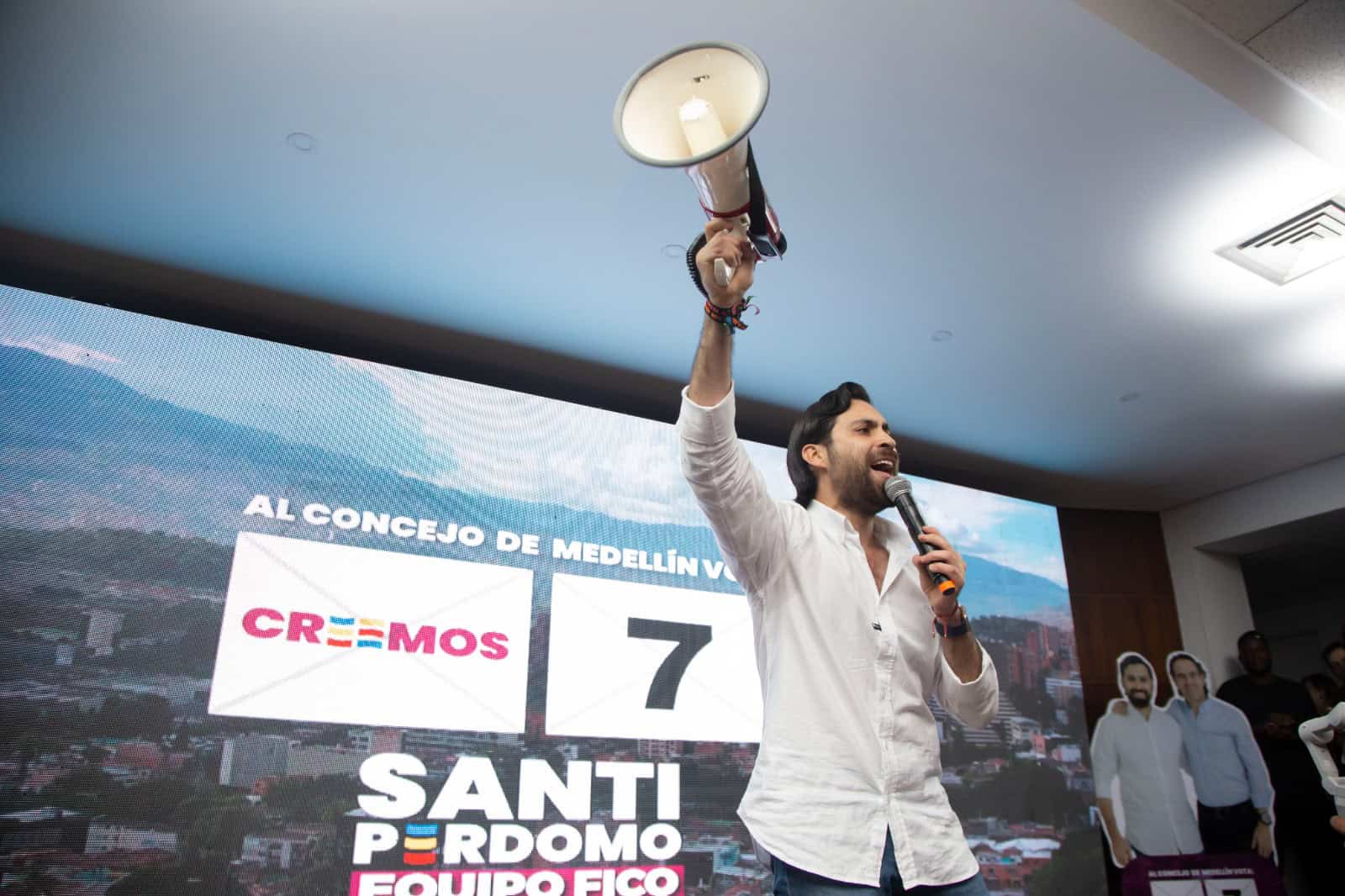 Trabajar por los niños, la principal tarea del candidato al Concejo Santiago Perdomo