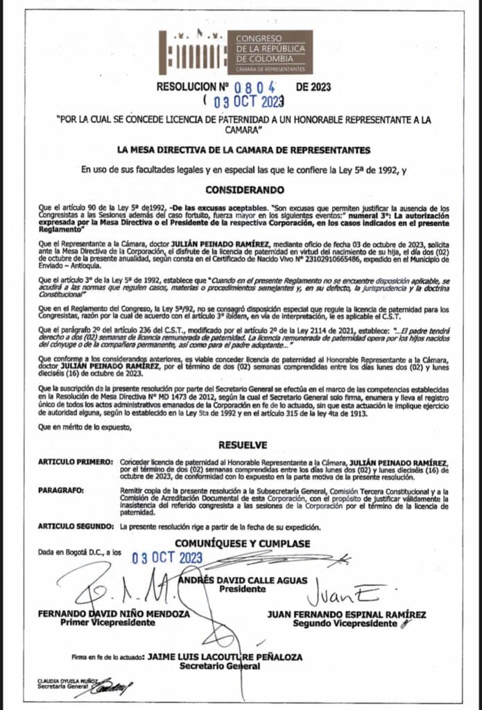 Licencia de paternidad
