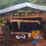 Ejército nacional desmantela laboratorios de coca del ELN y Autodefensas en Tarazá y Puerto Libertador