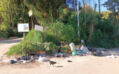 Preocupación ambiental crece en Santuario por acumulación de basuras en vía del Señor Caído