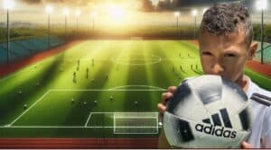 A sus 7 años, el "Pequeño Gigante" de Bello conquista el fútbol y los corazones