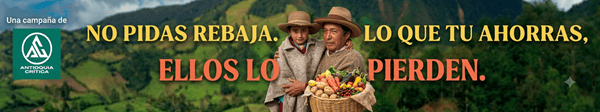Campaña #NoPidoRebaja de Antioquia Crítica: Un llamado a dignificar el trabajo campesino y valorar su esfuerzo
