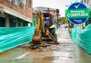 Inician obras de pavimentación en vía estratégica de San Roque hacia el Nare