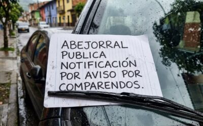 Abejorral publica notificación por aviso por comparendos