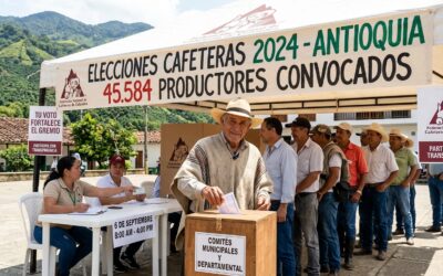 Antioquia tendrá elecciones cafeteras el 6 de septiembre; 45.584 caficultores están convocados