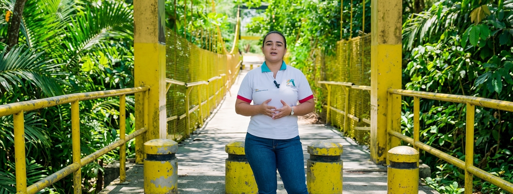 Arboletes anuncia intervención del puente colgante por mantenimiento