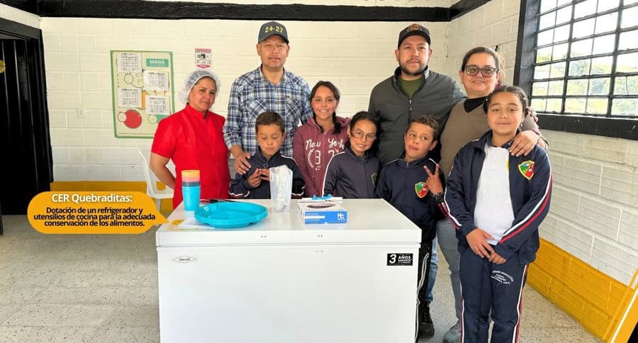 Belmira entrega dotación para cocinas del PAE en cuatro sedes rurales