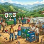 Frontino entregó equipos a cerca de 45 familias cafeteras