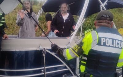 Cinco turistas fueron rescatados en Guatapé