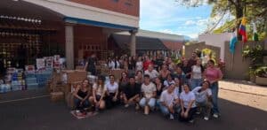 La comunidad educativa del Padre Manyanet se une por los afectados