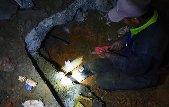 Aguas del Norte reparó daño en la aducción principal del acueducto de Yarumal