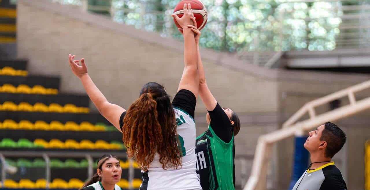 Imagen de referencia del baloncesto femenino en el coliseo Iván de Bedout de Medellín