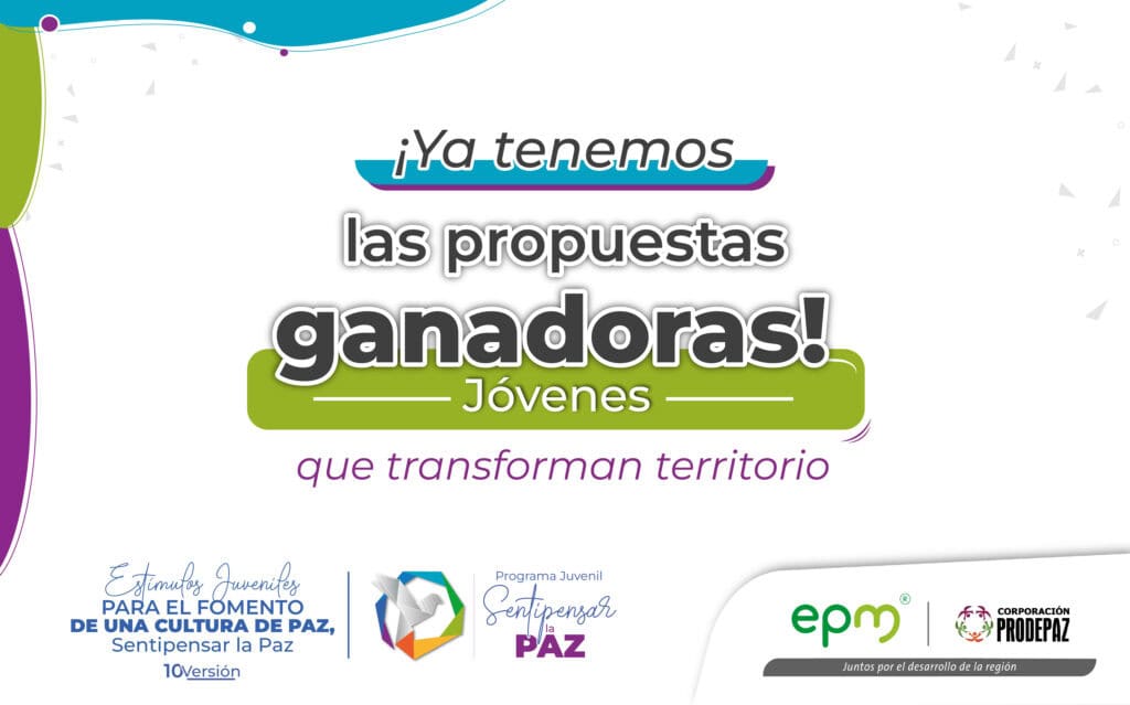 Publicación de Estímulos Juveniles Sentipensar la Paz difundida por Prodepaz