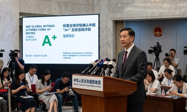 S&P mantiene en A+ la calificación soberana de China