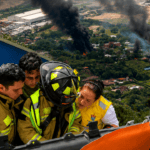 Controlan incendio de gran magnitud en Girardota sin reporte de heridos