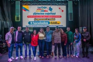 La Ceja reunió 11 toneladas de ayudas y superó la meta en sus fiestas