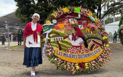 Mujeres silleteras llevaron mensajes sociales al desfile de Medellín