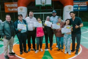 Rionegro entregó la placa polideportiva renovada de El Hoyo