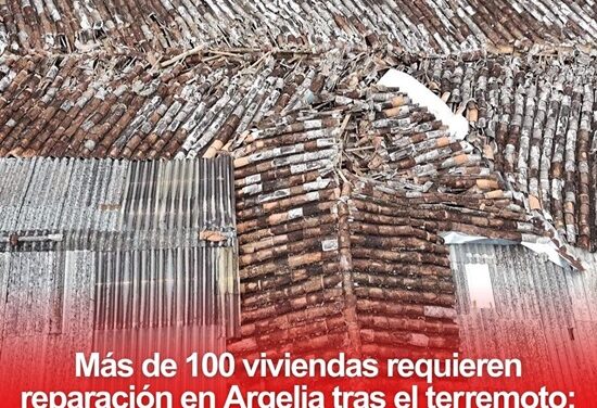 Más de 100 viviendas en Argelia requieren reparación tras el terremoto