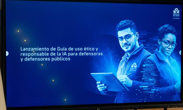 Defensoría fija reglas éticas para usar IA en la defensa pública
