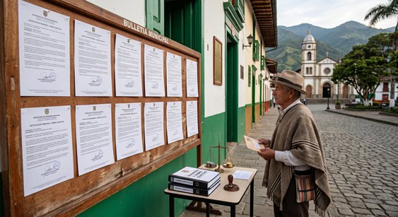 Abejorral publica citaciones para notificar mandamientos de pago de agosto de 2026