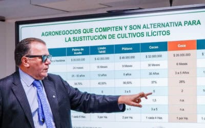 Gobierno impulsa alianza para formalizar tierras y sustituir coca por cacao